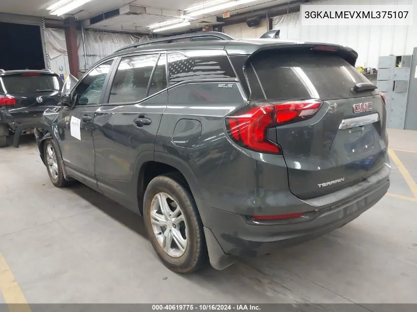 3GKALMEVXML375107 2021 GMC Terrain Fwd Sle