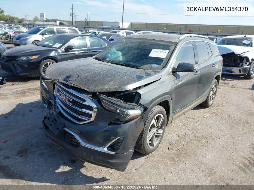 2021 GMC Terrain Fwd Slt VIN: 3GKALPEV6ML354370 Lot: 40634869