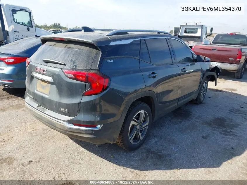 2021 GMC Terrain Fwd Slt VIN: 3GKALPEV6ML354370 Lot: 40634869