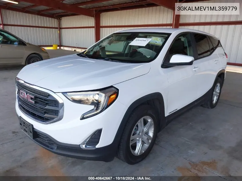 2021 GMC Terrain Fwd Sle VIN: 3GKALMEV1ML359779 Lot: 40642667