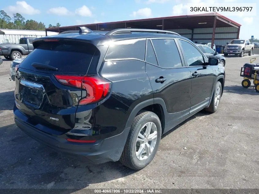 2021 GMC Terrain Awd Sle VIN: 3GKALTEV9ML396797 Lot: 40657906