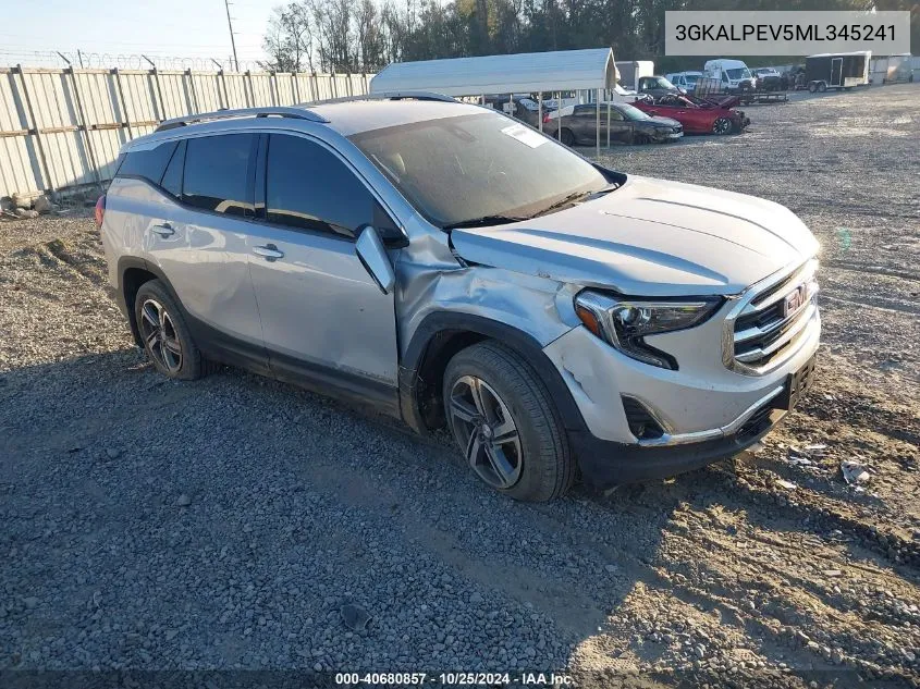 2021 GMC Terrain Slt VIN: 3GKALPEV5ML345241 Lot: 40680857