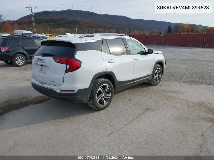 2021 GMC Terrain Awd Slt VIN: 3GKALVEV4ML399523 Lot: 40742518