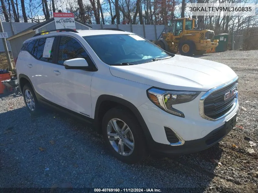 2021 GMC Terrain Awd Sle VIN: 3GKALTEV9ML360835 Lot: 40769160