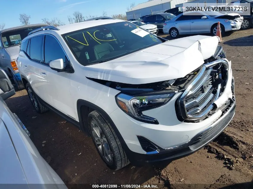 2021 GMC Terrain Awd Slt VIN: 3GKALVEV2ML317238 Lot: 40812898