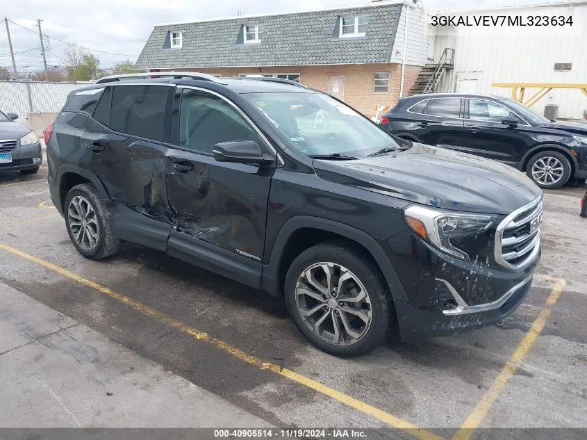 2021 GMC Terrain Awd Slt VIN: 3GKALVEV7ML323634 Lot: 40905514