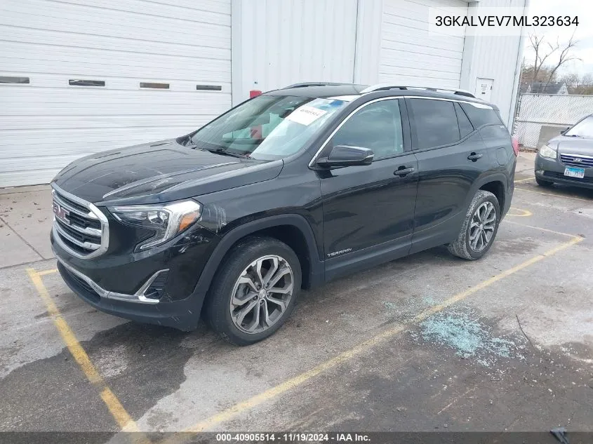 2021 GMC Terrain Awd Slt VIN: 3GKALVEV7ML323634 Lot: 40905514