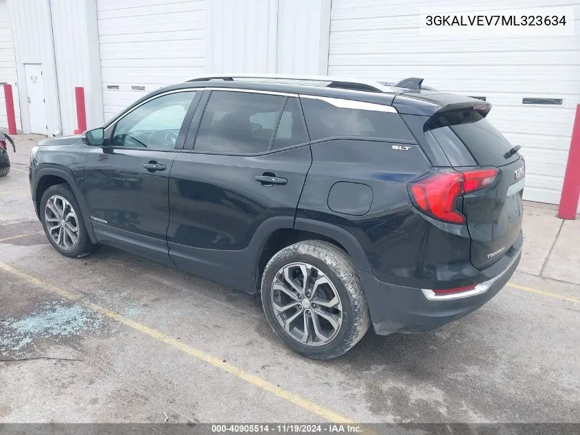 2021 GMC Terrain Awd Slt VIN: 3GKALVEV7ML323634 Lot: 40905514