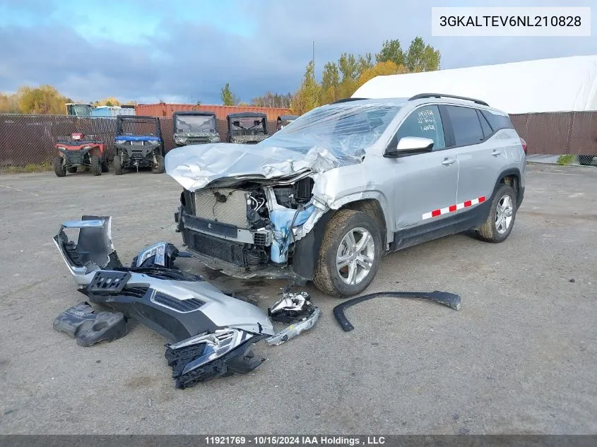 2022 GMC Terrain VIN: 3GKALTEV6NL210828 Lot: 11921769