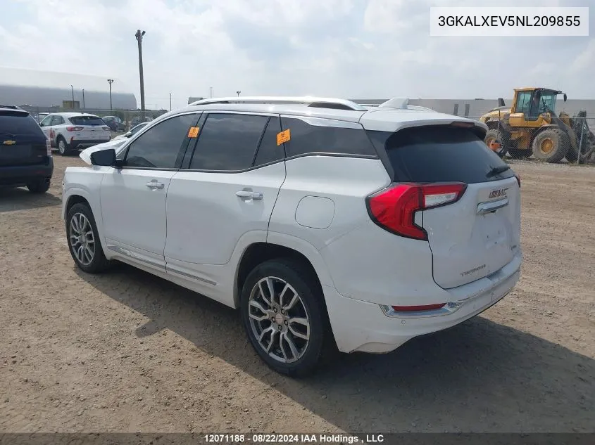 3GKALXEV5NL209855 2022 GMC Terrain