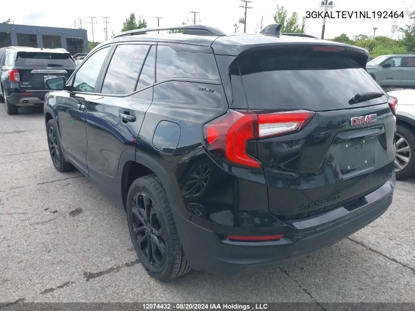 2022 GMC Terrain VIN: 3GKALTEV1NL192464 Lot: 12074432