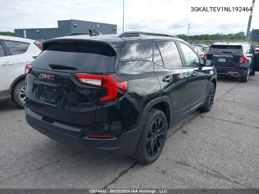 3GKALTEV1NL192464 2022 GMC Terrain