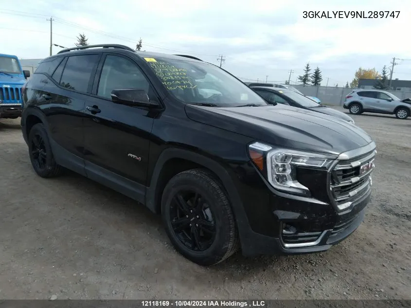 2022 GMC Terrain VIN: 3GKALYEV9NL289747 Lot: 12118169