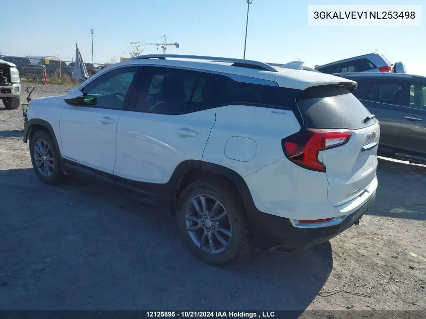 2022 GMC Terrain VIN: 3GKALVEV1NL253498 Lot: 12125895