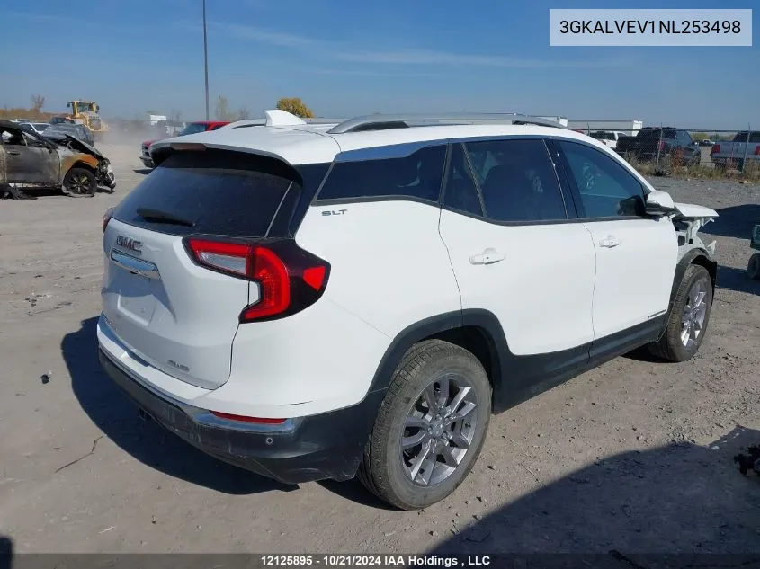 2022 GMC Terrain VIN: 3GKALVEV1NL253498 Lot: 12125895