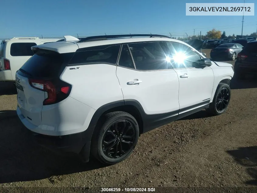 2022 GMC Terrain Slt VIN: 3GKALVEV2NL269712 Lot: 30046259