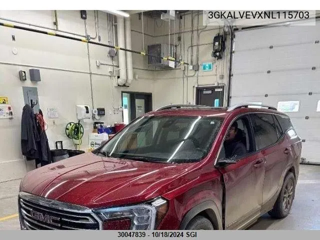 3GKALVEVXNL115703 2022 GMC Terrain Slt