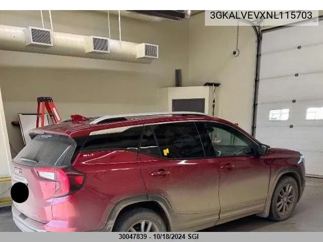 2022 GMC Terrain Slt VIN: 3GKALVEVXNL115703 Lot: 30047839