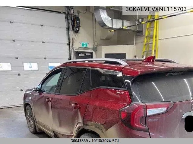 3GKALVEVXNL115703 2022 GMC Terrain Slt