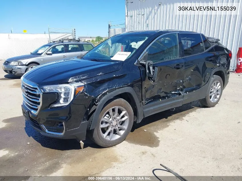 2022 GMC Terrain Awd Slt VIN: 3GKALVEV5NL155039 Lot: 39640156