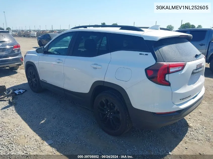 2022 GMC Terrain Fwd Sle VIN: 3GKALMEV1NL252605 Lot: 39705852