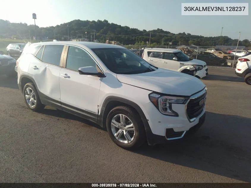 2022 GMC Terrain Fwd Sle VIN: 3GKALMEV3NL128237 Lot: 39735316