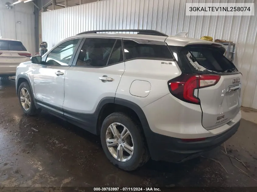 3GKALTEV1NL258074 2022 GMC Terrain Awd Sle