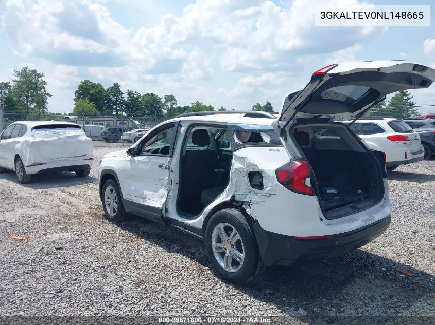 2022 GMC Terrain Awd Sle VIN: 3GKALTEV0NL148665 Lot: 39871806