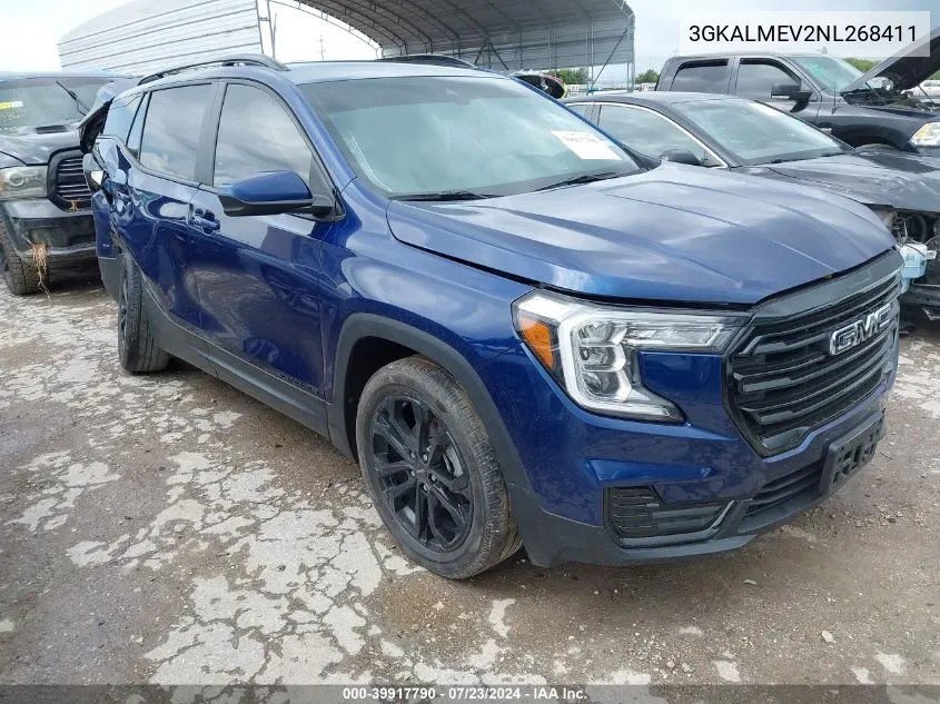 2022 GMC Terrain Fwd Sle VIN: 3GKALMEV2NL268411 Lot: 39917790