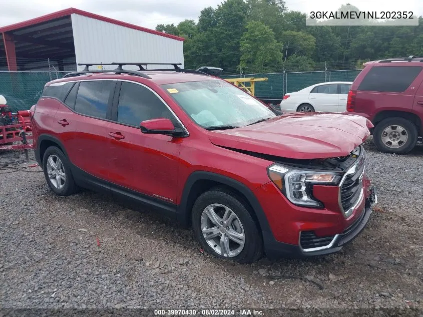 2022 GMC Terrain Fwd Sle VIN: 3GKALMEV1NL202352 Lot: 39970430