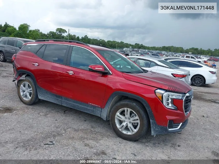 2022 GMC Terrain Fwd Sle VIN: 3GKALMEV0NL171448 Lot: 39996847