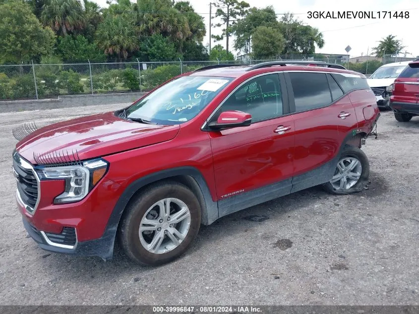 3GKALMEV0NL171448 2022 GMC Terrain Fwd Sle