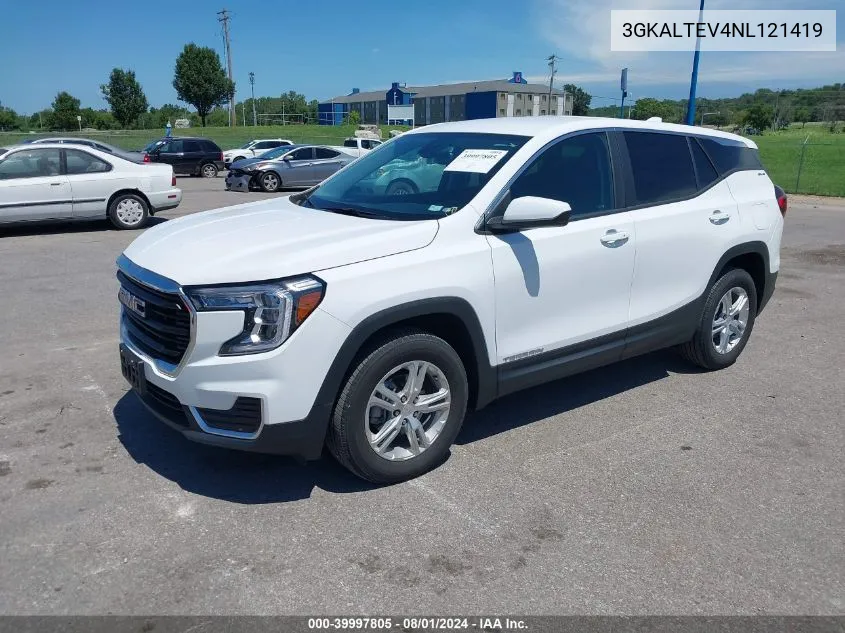 2022 GMC Terrain Awd Sle VIN: 3GKALTEV4NL121419 Lot: 39997805