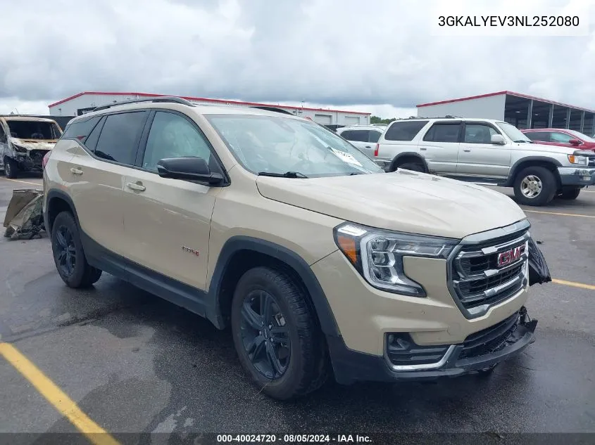 2022 GMC Terrain Awd At4 VIN: 3GKALYEV3NL252080 Lot: 40024720