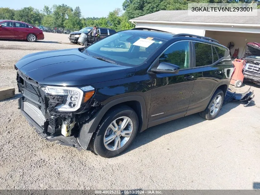 2022 GMC Terrain Awd Sle VIN: 3GKALTEV6NL293001 Lot: 40025232