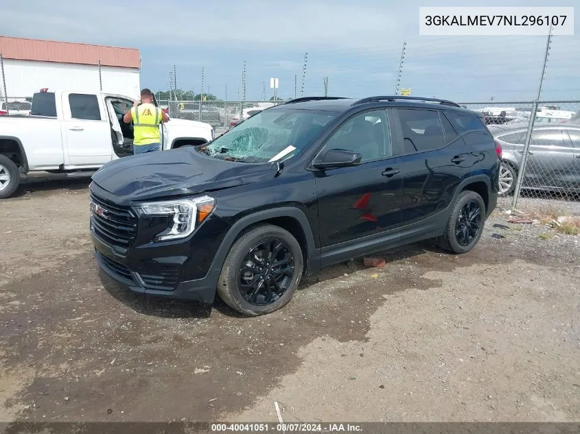 2022 GMC Terrain Fwd Sle VIN: 3GKALMEV7NL296107 Lot: 40041051