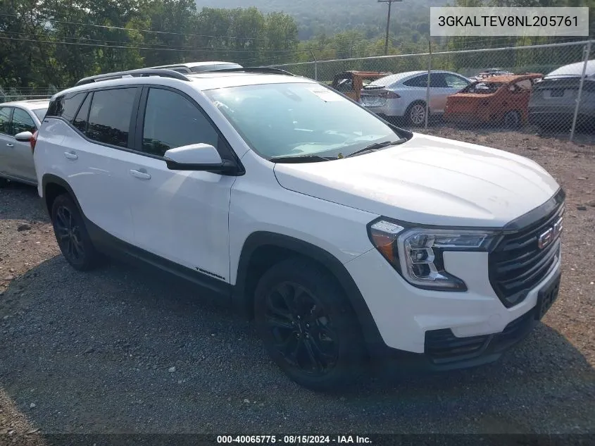 2022 GMC Terrain Awd Sle VIN: 3GKALTEV8NL205761 Lot: 40065775