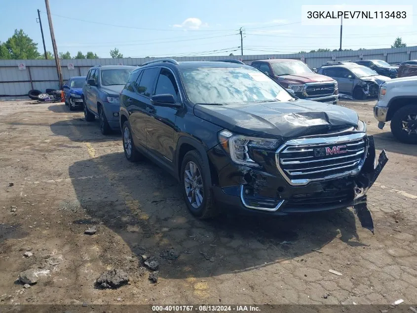 2022 GMC Terrain Fwd Slt VIN: 3GKALPEV7NL113483 Lot: 40101767