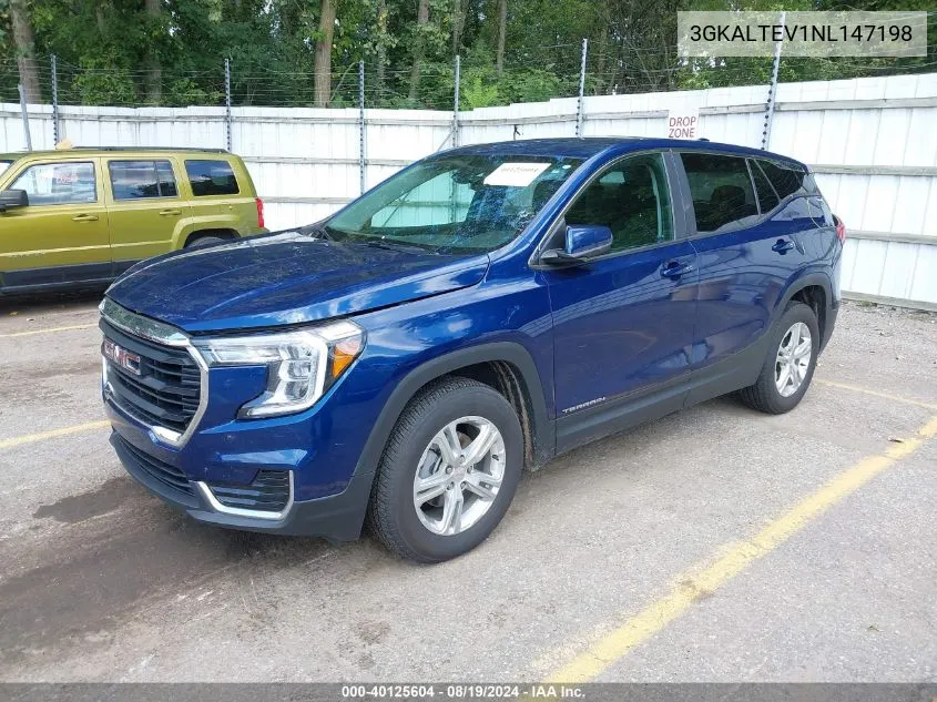 2022 GMC Terrain Awd Sle VIN: 3GKALTEV1NL147198 Lot: 40125604