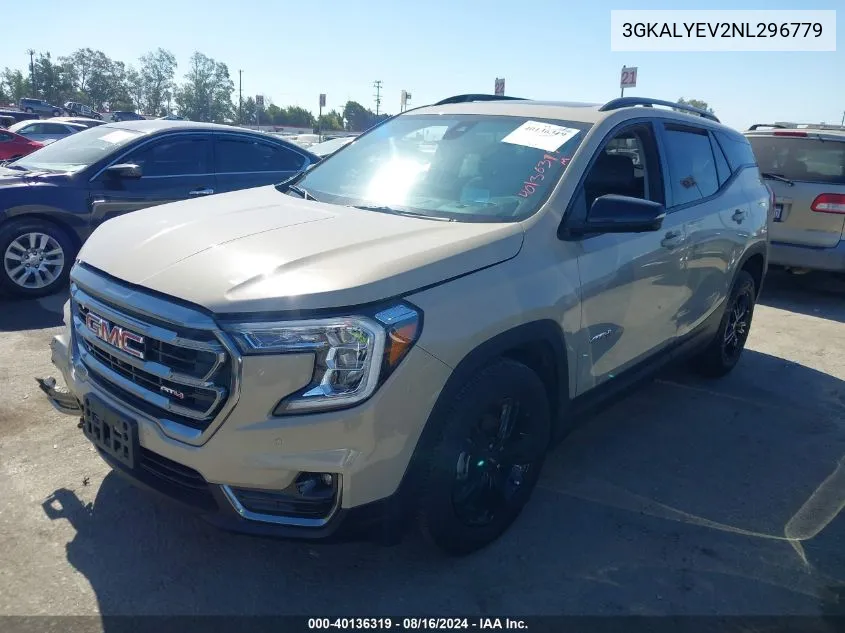 2022 GMC Terrain Awd At4 VIN: 3GKALYEV2NL296779 Lot: 40136319