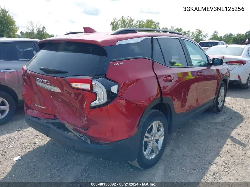 2022 GMC Terrain Fwd Sle VIN: 3GKALMEV3NL125256 Lot: 40153092