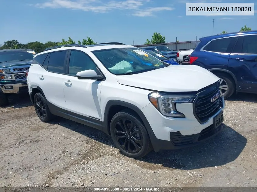 2022 GMC Terrain Fwd Sle VIN: 3GKALMEV6NL180820 Lot: 40155580