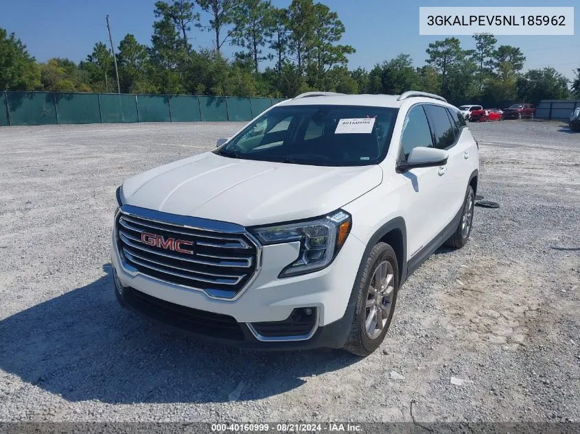 2022 GMC Terrain Slt VIN: 3GKALPEV5NL185962 Lot: 40160999