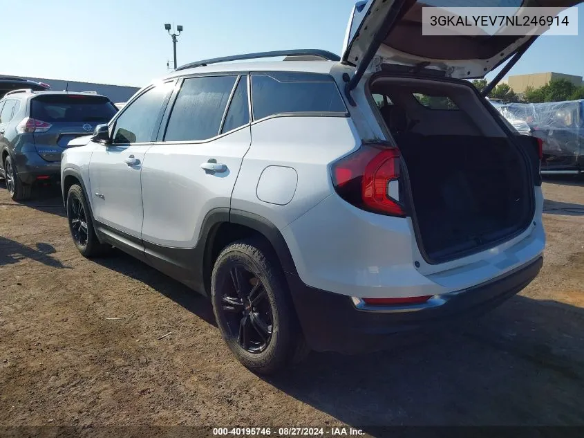 2022 GMC Terrain Awd At4 VIN: 3GKALYEV7NL246914 Lot: 40195746