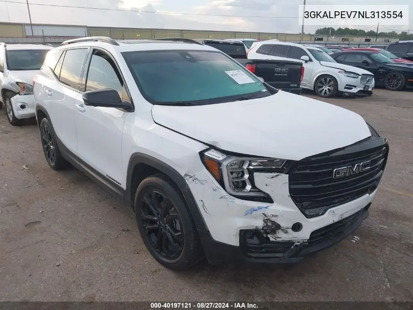 2022 GMC Terrain Fwd Slt VIN: 3GKALPEV7NL313554 Lot: 40197121