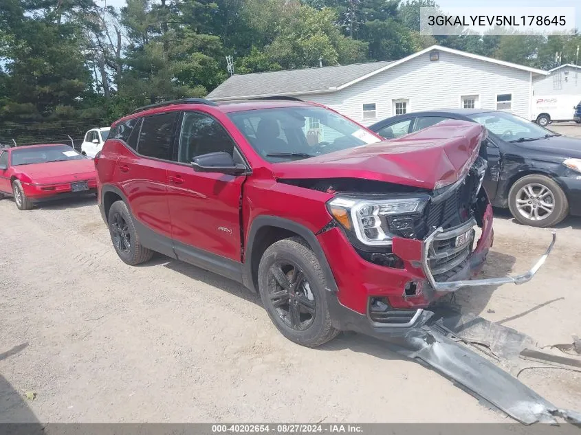 2022 GMC Terrain Awd At4 VIN: 3GKALYEV5NL178645 Lot: 40202654