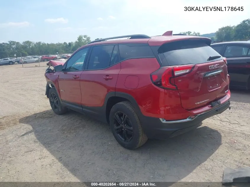 2022 GMC Terrain Awd At4 VIN: 3GKALYEV5NL178645 Lot: 40202654