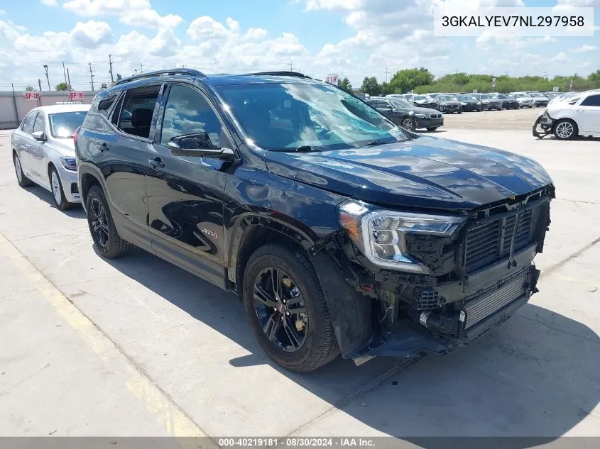 2022 GMC Terrain Awd At4 VIN: 3GKALYEV7NL297958 Lot: 40219181