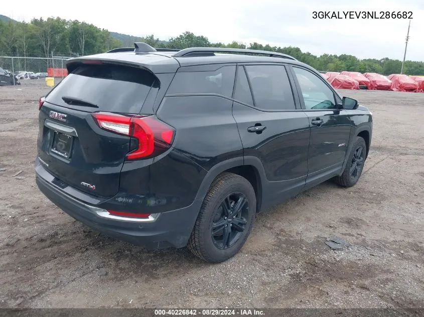 2022 GMC Terrain Awd At4 VIN: 3GKALYEV3NL286682 Lot: 40226842