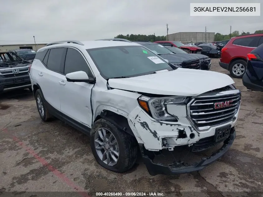 2022 GMC Terrain Fwd Slt VIN: 3GKALPEV2NL256681 Lot: 40260490